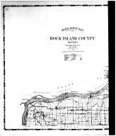 Rural Route Map - Left, Rock Island County 1905 Microfilm and Orig Mix